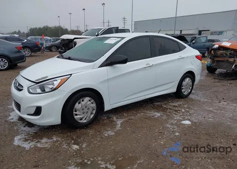 2015 Hyundai Accent from USA, damaged, VIN 0KHCT4AE2SU822740